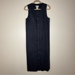 J.G. Hook Pinstripe Wool Pencil Dress Size 6 VTG EUC